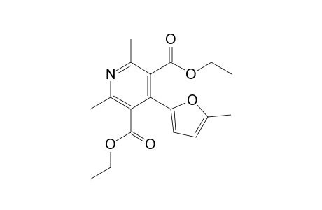 2,6-Dimethyl-4-(5-methyl-2-furanyl)pyridine-3,5-dicarboxylic acid diethyl ester