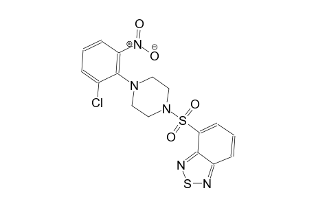 2,1,3-benzothiadiazole, 4-[[4-(2-chloro-6-nitrophenyl)-1-piperazinyl]sulfonyl]-