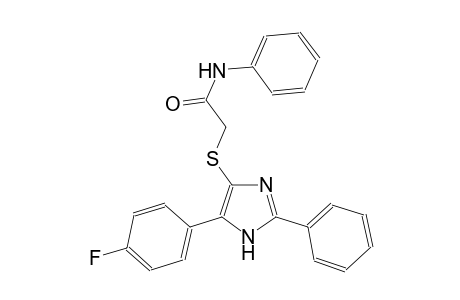 acetamide, 2-[[5-(4-fluorophenyl)-2-phenyl-1H-imidazol-4-yl]thio]-N-phenyl-