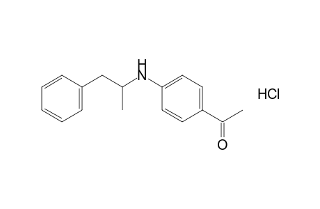 4'-[(alpha-methylphenethyl)amino]acetophenone, hydrochloride