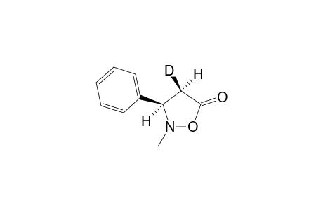 (cis)-4-Deuterio-2(N)-methyl-3-phenyl-1,2-isoxazolidin-5-one