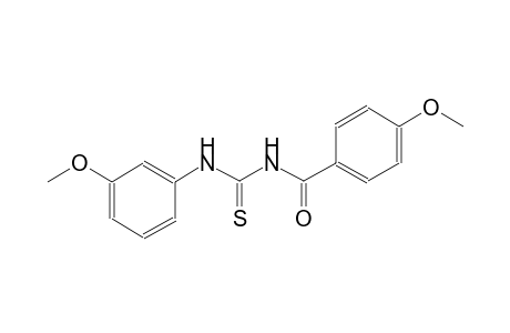 N-(4-methoxybenzoyl)-N'-(3-methoxyphenyl)thiourea