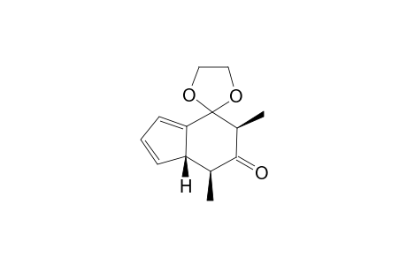 7',7a'-dihydro-5',7'-dimethylspiro[1,3-dioxolane-2,4'-[4H]inden]-6'(5'H)-one