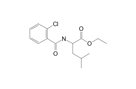 L-Leucine, N-(2-chlorobenzoyl)-, ethyl ester