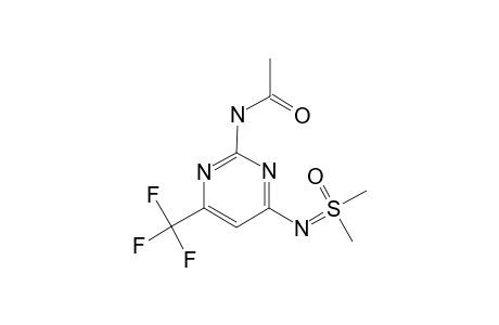 6-(S,S-DIMETHYLSULFOXIMIDO)-4-(TRIFLUOROMETHYL)-2-ACETYLAMINOPYRIMIDINE