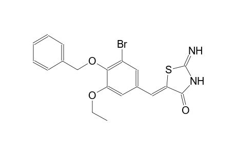 (5Z)-5-[4-(benzyloxy)-3-bromo-5-ethoxybenzylidene]-2-imino-1,3-thiazolidin-4-one