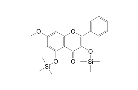 Flavone <3,5-dihydroxy-7-methoxy->, di-TMS
