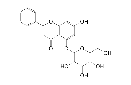7-hydroxy-4-oxo-2-phenyl-3,4-dihydro-2H-chromen-5-yl alpha-L-glucopyranoside