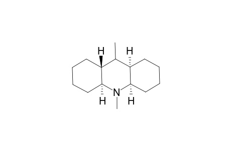 TRANS-ANTI-CIS-9,10-DIMETHYLPERHYDROACRIDINE