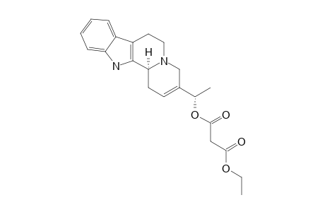 malonic acid [(1S)-1-[(12bS)-1,4,6,7,12,12b-hexahydropyrido[6,1-a]$b-carbolin-3-yl]ethyl] ester ethyl ester