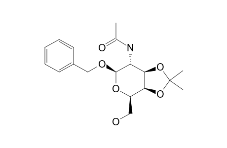 BENZYL-2-ACETAMIDO-2-DEOXY-3,4-ISOPROPYLIDENE-BETA-D-GALACTOPYRANOSIDE