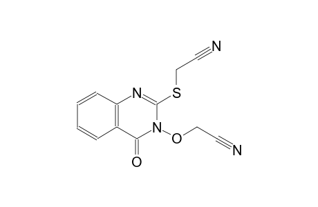 [(3-(cyanomethoxy)-4-oxo-2(4H)-quinazolinyl)sulfanyl]acetonitrile
