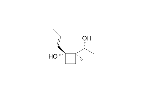 (1R*,2S*)-2-[1'(S*)-Hydroxyethyl]-2-methyl-1-[(1'(E/Z)-propenyl]cyclobutan-1-ol