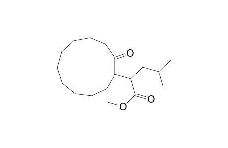 2-(1'-Methoxycarbonyl-3'-methylbutyl)cycloundecanone