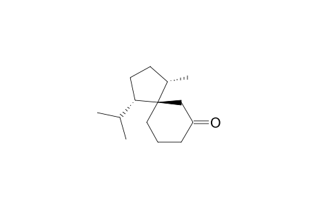 (1S,4S,5R)-1-methyl-4-propan-2-yl-9-spiro[4.5]decanone