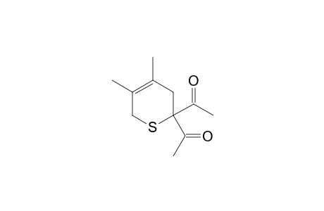 1-(2-acetyl-4,5-dimethyl-3,6-dihydrothiopyran-2-yl)ethanone