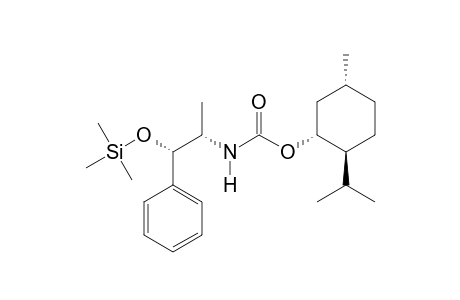 N-((-)-(1R)-Menthoxycarbonxyl)-(S,S)norpseudoephedrine TMS