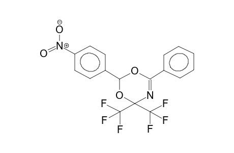 2-(4-NITROPHENYL)-6-PHENYL-4,4-DITRIFLUOROMETHYL-4H-1,3,5-DIOXAZINE