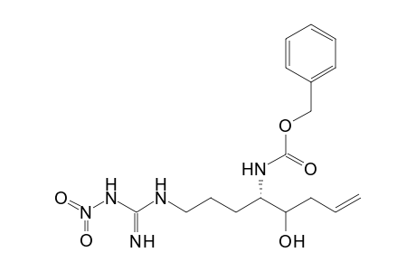 (4S,5RS)-4-(Benzyloxycarbonylamino)-1-(nitroguandin)-7-octen-5-ol