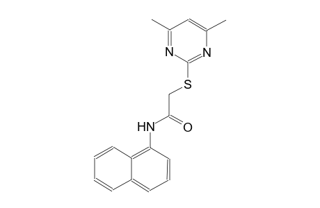 2-[(4,6-dimethyl-2-pyrimidinyl)sulfanyl]-N-(1-naphthyl)acetamide