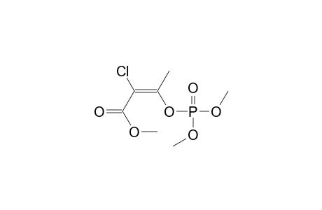 2-Butenoic acid, 2-chloro-3-[(dimethoxyphosphinyl)oxy]-, methyl ester, (E)-