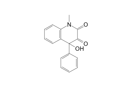 1-Methyl-4-oxidanyl-4-phenyl-quinoline-2,3-dione