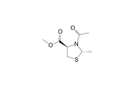 (2S,4R)-N-Acetyl-2-methylthiazolindine-4-carboxylic acid methyl ester