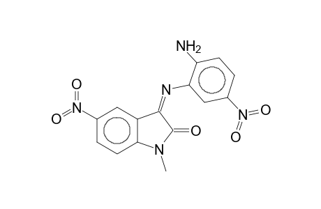 (3Z)-3-[(2-Amino-5-nitrophenyl)imino]-1-methyl-5-nitro-1,3-dihydro-2H-indol-2-one