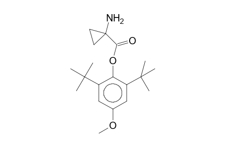 1-Aminocyclopropanecarboxylic acid, 2,6-di-t-butyl-4-methoxy-phenyl ester