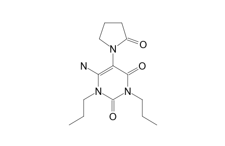 1,3-DIPROPYL-5-(PYRROLIDIN-2-ONE-1-YL)-1H,3H-PYRIMIDIN-2,4-DIONE