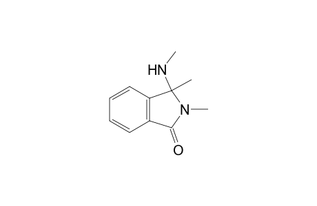 1,2-Dimethyl-1-methylamino-3-oxodihydroisoindole