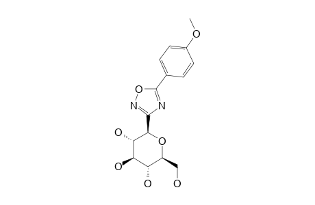 3-C-(BETA-D-GLUCOPYRANOSYL)-5-(PARA-METHOXYPHENYL)-1,2,4-OXADIAZOLE