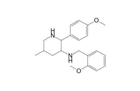 2-(4-Methoxyphenyl)-N-[(2-methoxyphenyl)methyl]-5-methyl-3-piperidinamine