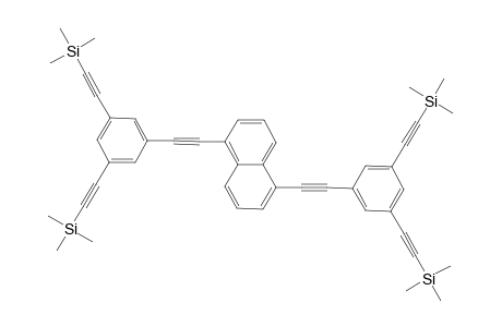 1,5-Bis[(3,5-bis-trimethylsilylethynylphenyl)ethynyl]naphthalene