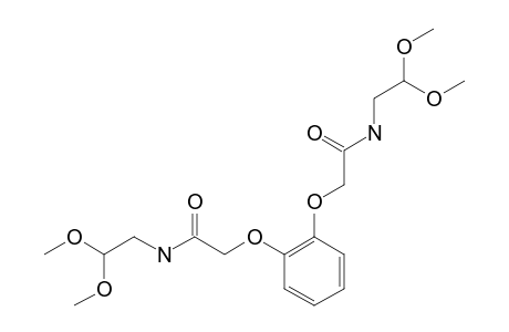 N-(2,2-dimethoxyethyl)-2-[2-[2-(2,2-dimethoxyethylamino)-2-keto-ethoxy]phenoxy]acetamide