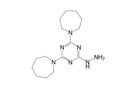 1-[4-(azepan-1-yl)-6-hydrazinyl-1,3,5-triazin-2-yl]azepane