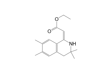 ethyl (2E)-(3,3,6,7-tetramethyl-3,4-dihydro-1(2H)-isoquinolinylidene)ethanoate