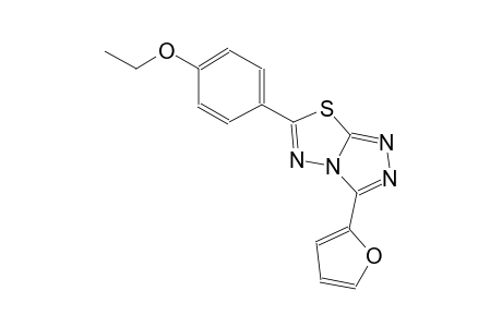 6-(4-ethoxyphenyl)-3-(2-furyl)[1,2,4]triazolo[3,4-b][1,3,4]thiadiazole