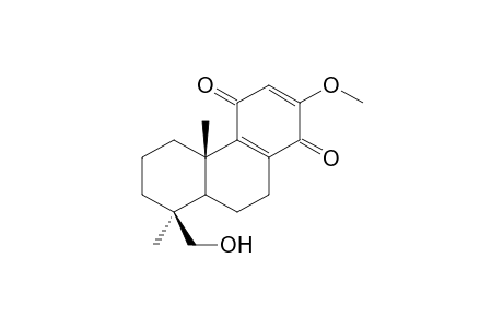 18-Hydroxy-13-methoxy-8,12-podocarpadiene-11,14-dione