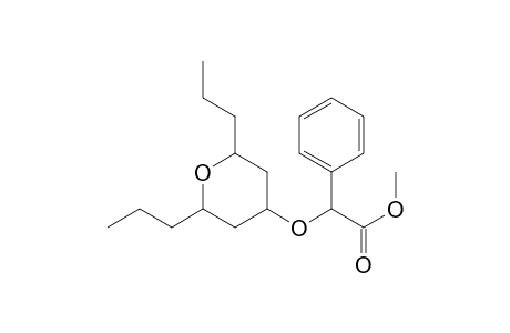 Benzeneacetic acid, .alpha.-[(tetrahydro-2,6-dipropyl-2H-pyran-4-yl)oxy]-, methyl ester