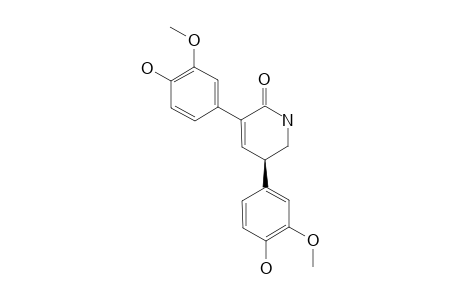 (3R)-3,5-BIS-(3-METHOXY-4-HYDROXYPHENYL)-2,3-DIHYDRO-2(1H)-PYRIDINONE