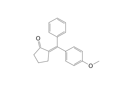 (2E)-2-[(4-methoxyphenyl)-phenyl-methylidene]cyclopentan-1-one