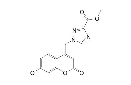 METHYL-1-[(7-HYDROXY-2-OXO-2H-CHROMEN-4-YL)-METHYL]-1,2,4-TRIAZOLE-3-CARBOXYLATE