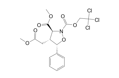 4-METHOXYCARBONYLMETHYL-5-PHENYLISOXAZOLIDINE-2,3-DICARBOXYLIC-ACID-3-METHYLESTER-2-(2,2,2-TRICHLOROETHYL)-ESTER
