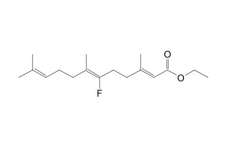 Ethyl (2E,6Z)-6-fluoro-3,7,11-trimethyldodeca-2,6,10-trieneoate