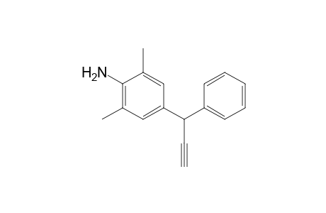 Benzenamine, 2,6-dimethyl-4-(1-phenyl-2-propynyl)-
