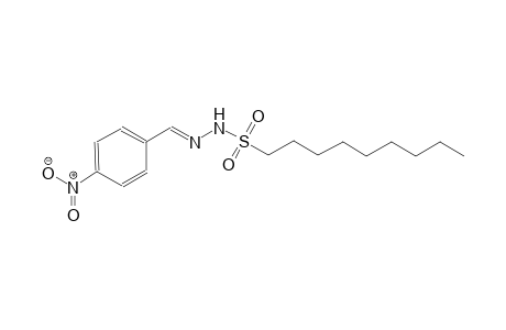 1-nonanesulfonic acid, 2-[(E)-(4-nitrophenyl)methylidene]hydrazide
