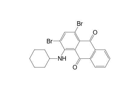 1-Cyclohexylamino-2,4-dibromoanthraquinone