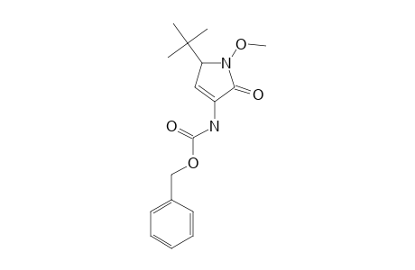 3-(BENZYLOXYCARBONYLAMINO)-5-TERT.-BUTYL-1,5-DIHYDRO-1-METHOXY-2H-PYRROL-2-ONE