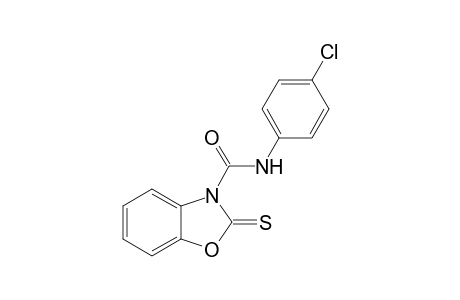 Benzoxazole-3-carboxamide, 2,3-dihydro-2-thioxo-N-(4-chlorophenyl)-